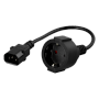 Bluewalker - PowerWalker IEC C14 to Schuko converter