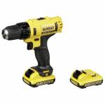 Dewalt - DCD710D2-QW 10,8V 2x 2 Ah Akku-Bohrschrauber + Koffer