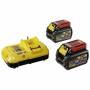 Dewalt - Akku Starterkit DCB118T2, Ladeger�t