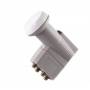 Schwaiger - Quad-Switch LNB 4 Sat. Wetterfest Grau
