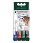 &nbsp;"Faber Castel-Cf4 Marker Lavagna Bianca W20 C.ass-FABER CASTELL-Accessories"