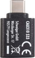 Schwaiger - USB-Adapter USB3.1C->USB3.0A schwarz