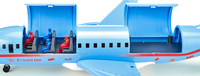 Sieper Gmbh [toys/ spielzeug] Siku 5402 Verkehrsflugzeug Mit 4