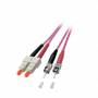 Efb-elektronik - Duplex Jumper SC-ST 50/125�, OM4, LSZH, erika violett, 3.0mm, 7,5m Hersteller: EFB Elektronik (O0347.7,5)