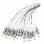 Efb-elektronik - Faserpigtail LC 50/125 OM4, 12-farbiger Satz, 2m