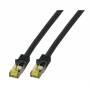Efb-elektronik -Patch-kabel -Rj-45 (m) Bis Rj-45 (m) -50 - RJ45 Patchkabel Cat.6A S/FTP LSZHCat.7 Rohkabel schwarz 0,5m Hersteller: EFB Elektronik (MK7001.0,5B)