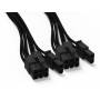 Be Quiet - Power Kabel CP-6620 2x PCle 6 + 2, Kabelmanagement