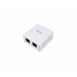 Equip Aufputzdose Cat6a 2-port 2x Rj45 Utp - Equip 2-port Cat.6a Surface Mount Box