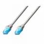 Digitus - DIGITUS Patchkabel Cat5e U/UTP Ste. RJ45 0,25m grau Polybeutel