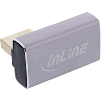 Inline - DisplayPort 1.4 Adapter St/Bu 90� vertikal links 8K (17291I)