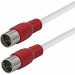 Maxtrack - Antennen, SAT Anschlusskabel [1x F-Stecker - 1x F-Stecker] 6 m Wei� (FQMS6,0L)