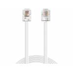 Sandberg - - Telefonkabel - RJ-11 (M) bis RJ-11 (M) - 1,8m - wei� (500-60)