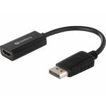 Sandberg - - Video- / Audio-Adapter - DisplayPort / HDMI - DisplayPort (M) - HDMI, 19-polig (W) (508-28)