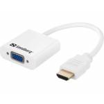 Sandberg - HDMI to VGA+Audio Converter - Videokonverter - HDMI - VGA (508-77)
