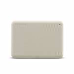 Toshiba - Canvio Advance 2 TB, Externe Festplatte (beige, Micro-USB-B 3.2 Gen 1 (5 Gbit/s))