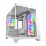 Cougar - COUGAR Geh�use Mini-Tower FV150, ARGB, Wei�
