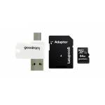 Goodram - Goodram All in one M1A4-0640R12 Speicherkarte 64 GB MicroSDXC Klasse 10 UHS-I + Der Kartenleser (M1A4-0640R12)